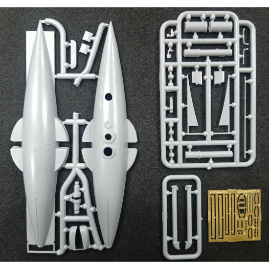Mikro Mir 144-039 1/144 Nordenfelt I Submarine Plastic Model Kit