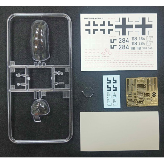 Mikro Mir 72-034 1/72 Junkers Ju-388l-1 Plastic Model Kit