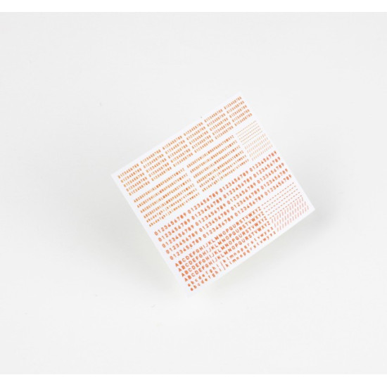 Red Fox Qs35019 1/35 Numbers Letters For German Afvs Vol 01 3d Colored Acrylic Resin Parts