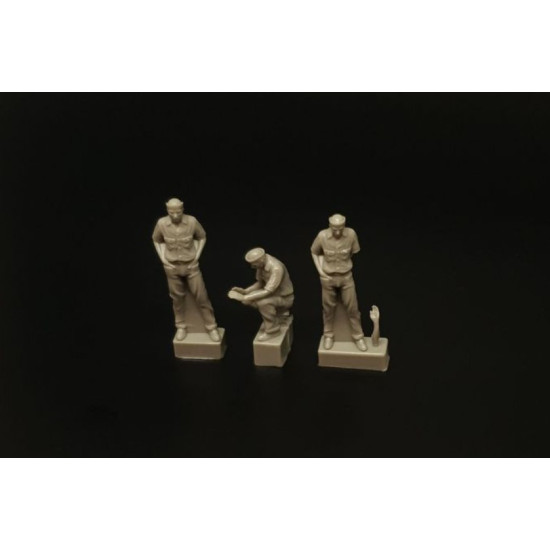 Brengun Brl72294 1/72 Us Navy Sailors For Ww2 Dioramas Figures Kit