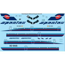 26decals 144-523 1/144 Spantax Final Livery Dc-10-30 Laser Decal