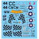 Hadmodels Dw-72003 1/72 P-51b Mustang Decal Sheet Dry-water