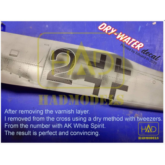 Hadmodels Dw-72003 1/72 P-51b Mustang Decal Sheet Dry-water