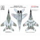 Hadmodels Dw-72006 1/72 Mig-29 B / Ub Hunaf Old Painting Dry-water Decal Sheet
