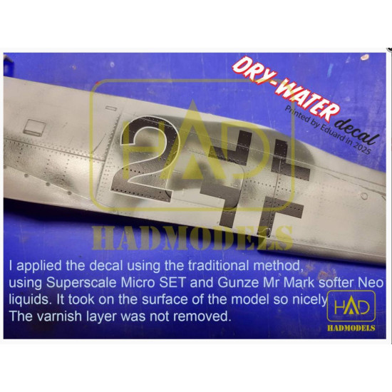 Hadmodels Dw-72006 1/72 Mig-29 B / Ub Hunaf Old Painting Dry-water Decal Sheet