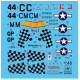 Hadmodels Dw-48003 1/48 P-51b Dry-water Decal Sheet