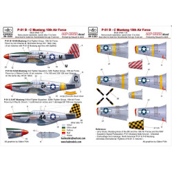 Hadmodels Dw-32003 1/32 P-51b Dry-water Decal Sheet