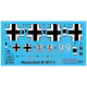 Hadmodels Dw-32015 1/32 Messerschmitt Bf 109 E-1 White 9 Dry-water Decal Sheet