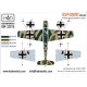 Hadmodels Dw-32015 1/32 Messerschmitt Bf 109 E-1 White 9 Dry-water Decal Sheet