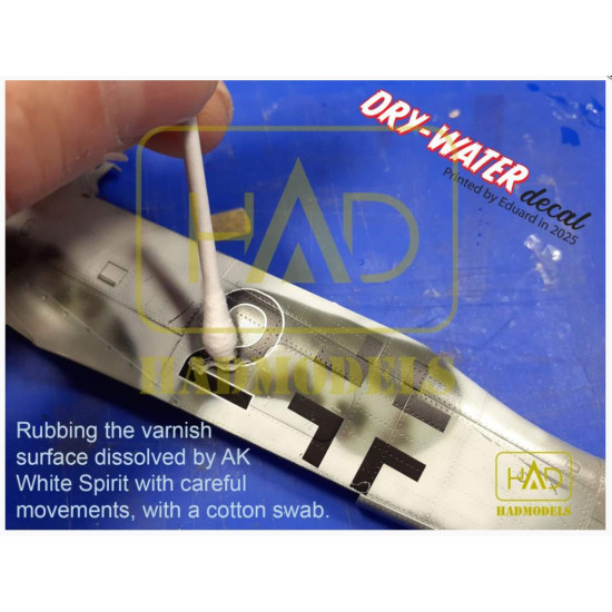 Hadmodels Dw-32015 1/32 Messerschmitt Bf 109 E-1 White 9 Dry-water Decal Sheet