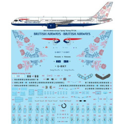 26decals 144-1372 1/144 British Airways Spring Romania 757-236 Laser Decal Accessories For Aircraft