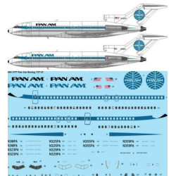 26decals 144-1377 1/144 Pan Am Boeing 727-21 For Crm Kit Laser Decal