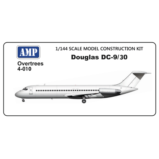 Amp Ovt-4-010 1/144 Douglas Dc-9 /30 Plastic Model Aircraft Kit Dont Include Box
