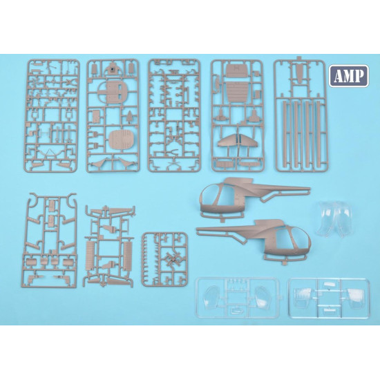 Amp 32-005 1/32 Hughes Oh-6 Cayuse Profi Pack American Light Observation Helicopter