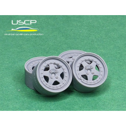 Uscp 24p048 1/24 3d-printed Wheels 16 Inch Speedline Rally