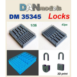 Dan Models 35345 1/35 Locks Assorted Pieces 3d Printing