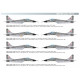 Armory 14709 1/144 Mig-29 Series 9-12 Last Soviet Fulcrums Set 1 Plastic Injected Kit W/ 3d-printed Pe Parts