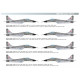 Armory 14709 1/144 Mig-29 Series 9-12 Last Soviet Fulcrums Set 1 Plastic Injected Kit W/ 3d-printed Pe Parts