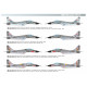 Armory 14709 1/144 Mig-29 Series 9-12 Last Soviet Fulcrums Set 1 Plastic Injected Kit W/ 3d-printed Pe Parts