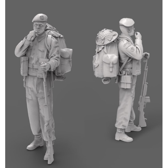 Black Snake K-02 1/35 Rifleman Commando Kieffer Kit 2 Resin Figure Kit