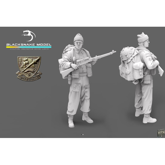 Black Snake K-03 1/35 Rifleman Commando Kieffer Kit 3 Resin Figure Kit