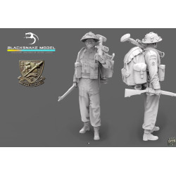 Black Snake K-04 1/35 Rifleman Commando Kieffer Kit 4 Resin Figure Kit