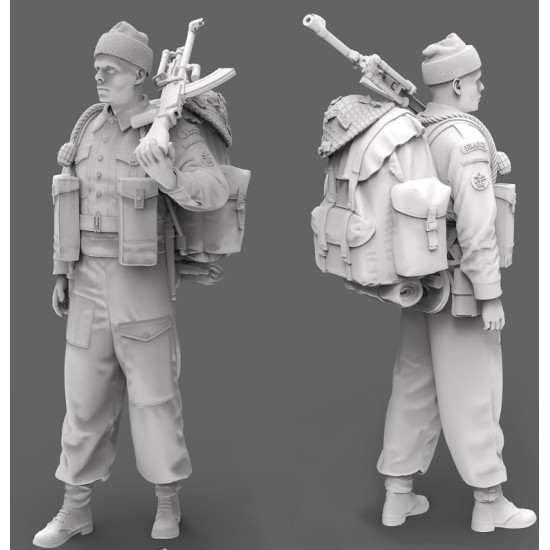 Black Snake K-06 1/35 Rifleman Commando Kieffer Kit 6 Resin Figure Kit