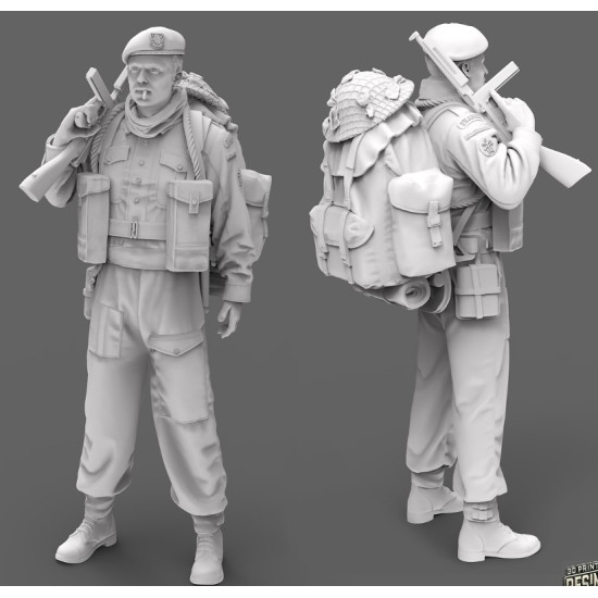 Black Snake K-07 1/35 Rifleman Commando Kieffer Kit 7 Resin Figure Kit