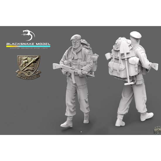 Black Snake K-08 1/35 Rifleman Commando Kieffer Kit 8 Resin Figure Kit
