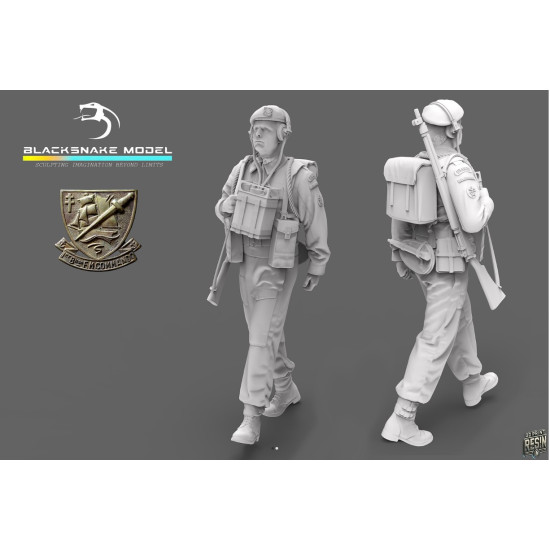 Black Snake K-13 1/35 Radio Commando Kieffer Resin Figure Kit