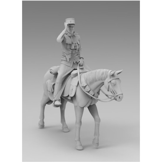 Black Snake Goumier-01 1/35 French Officer Of The 2e Gmt Resin Figure Kit