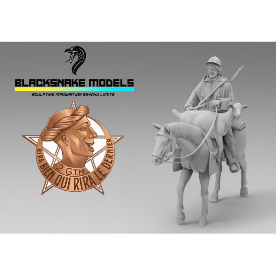 Black Snake Goumier-02 1/35 Goumier Of 2e Gmt Resin Figure Kit