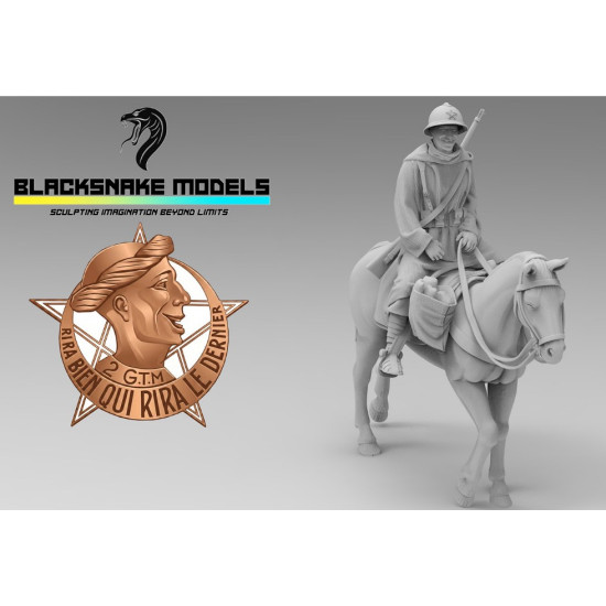 Black Snake Goumier-03 1/35 Goumier Of 2e Gmt Resin Figure Kit