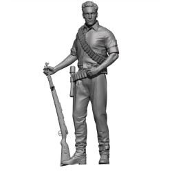 Black Snake Ffi-02 1/35 Ffi French Resistance Fighter 1944 Resin Figure Kit