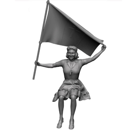 Black Snake Ffi-07 1/35 Ffi French Resistance Fighter 1944 Resin Figure Kit