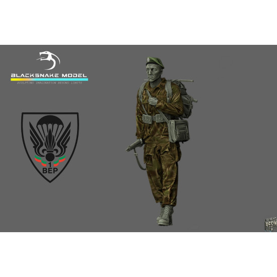 Black Snake Bep-01 1/35 Paratrooper Of The 1st Bep Foreign Legion Resin Figure
