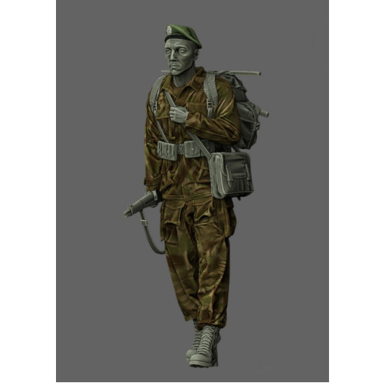 Black Snake Bep-01 1/35 Paratrooper Of The 1st Bep Foreign Legion Resin Figure