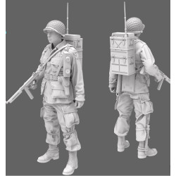 Black Snake St-03 1/35 101st Airborne Radio Operator Ww2 D-day Resin Figure Kit