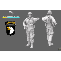 Black Snake St-06 1/35 101st Airborne Officer Ww2 D-day Resin Figure Kit