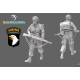 Black Snake St-12 1/35 101st Airborne Soldier Ww2 D-day Resin Figure Kit