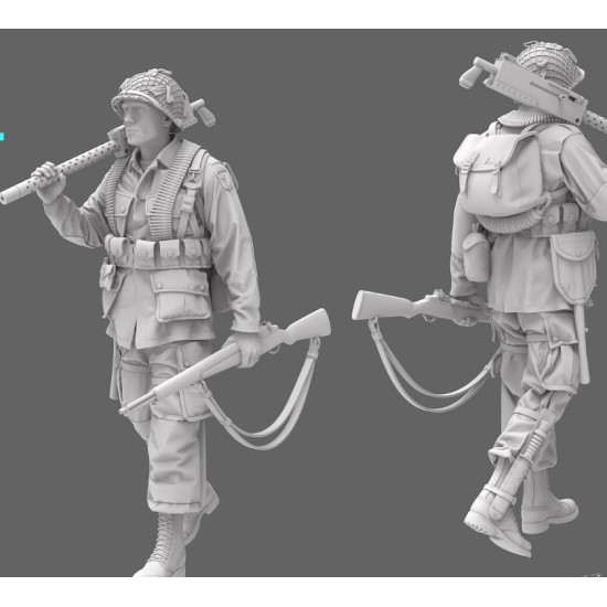 Black Snake St-13 1/35 101st Airborne Soldier Ww2 D-day Resin Figure Kit
