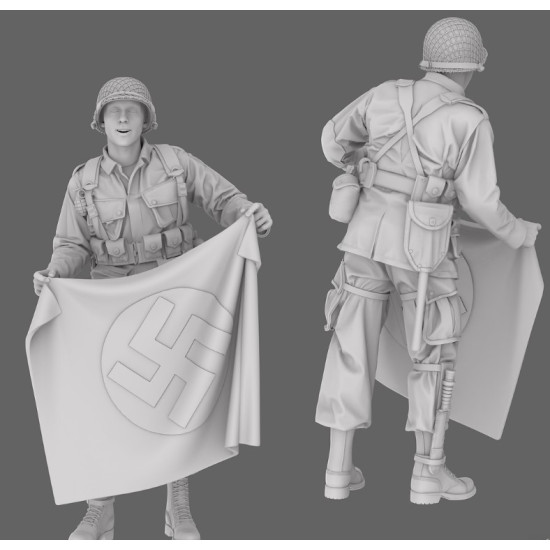 Black Snake St-15 1/35 101st Airborne Soldier Ww2 D-day Resin Figure Kit