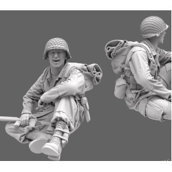Black Snake St-18 1/35 101st Airborne Soldier Ww2 D-day Resin Figure Kit