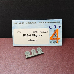 Cat4-r72026 1/72 F4d-1 Skyray Wheels Aircraft Accessories
