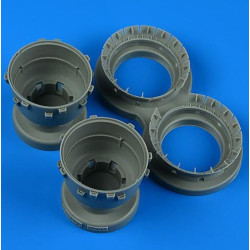 Quickboost 49206 1/48 B-25j Mitchell Cowlings And Cooling Flaps Opened For Hk Model