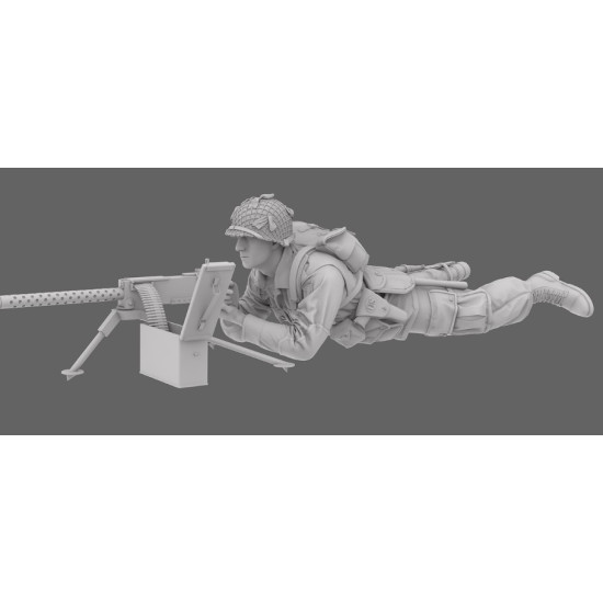 Black Snake St-20 1/35 Gunner 101st Airborne Soldier Ww2 D-day Resin Figure Kit