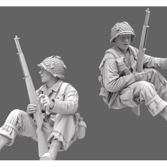 Black Snake St-21 1/35 101st Airborne Soldier Ww2 D-day Resin Figure Kit