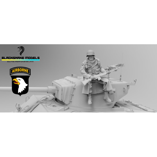 Black Snake St-28 1/35 Soldier Of The 101st Airborne Bastogne Ww2 Resin Figure