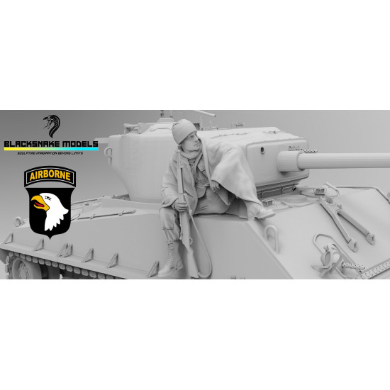 Black Snake St-29 1/35 Soldier Of The 101st Airborne Bastogne Ww2 Resin Figure