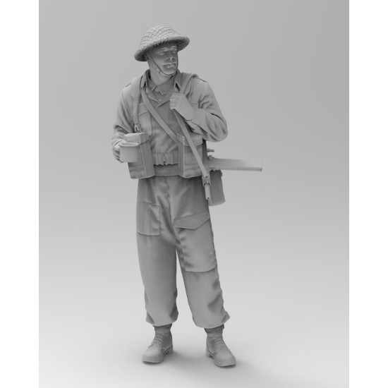 Black Snake En-02 1/35 British Soldier Normandy 1944 Ww2 Resin Figure